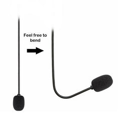 ZJ033MR-03 19cm Mono 3.5mm Angle Head Plug Gaming Headset Sound Card Live Microphone, 17cm Mono Angle Head