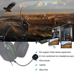 ZJ033MR-03 19cm Mono 3.5mm Angle Head Plug Gaming Headset Sound Card Live Microphone, 17cm Mono Angle Head