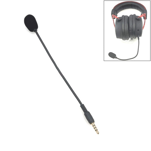 ZJ033MR-03 Auriculares para juegos con conector recto de 3,5 mm y 4 pines de 19 cm y tarjeta de sonido con micrófono en vivo, conector recto de 4 pines de 19 cm y 4 pines de 19 cm