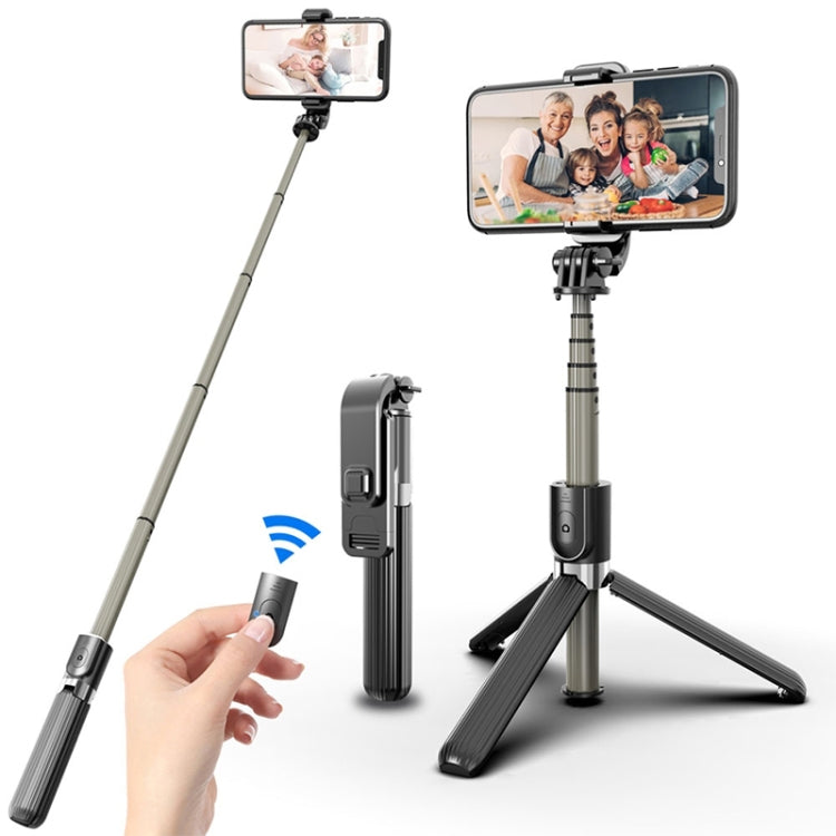 L03 Faltbarer Bluetooth-Selfie-Stick mit Stativ aus Aluminiumlegierung, L03 Weiß, L03 Schwarz