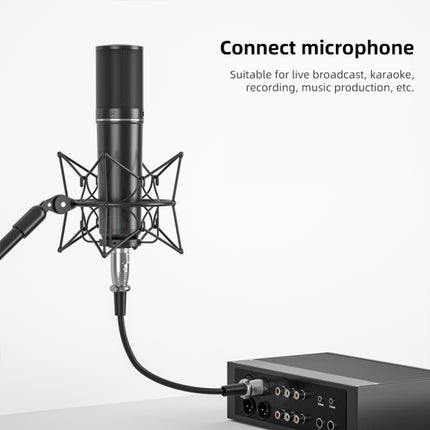 5m  3-Pin XLR Male to XLR Female Microphone Cable, Length: 5m