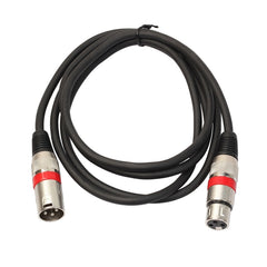 3m 3-Pin XLR Male to XLR Female MIC Shielded Cable Microphone Audio Cord, Length: 3m (Red)