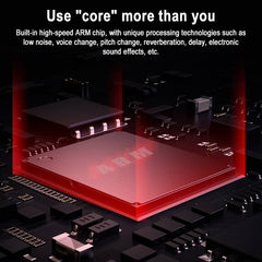TEYUN NA8 8-channel Small Mixing Console Mobile Phone Sound Card Live Broadcast Computer Recording Console Processor, EU Plug, NA8 EU Plug