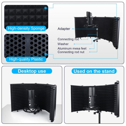 TEYUN S5 Microphone Soundproof Cover Windproof and Sound-absorbing Accessories, S5