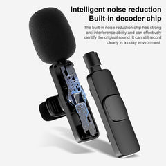 LT07 8 Pin Interface Mini Wireless Lavalier Microphone, 8 Pin 1 To 1