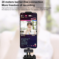 LT07 8 Pin Interface Mini Wireless Lavalier Microphone, 8 Pin 1 To 1