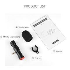 YELANGU MIC06 Live Broadcast Smartphone Recording Microphone, MIC06