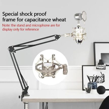 Kondensatormikrofon, 50 mm, stoßfeste Halterung aus Metall, 50 mm