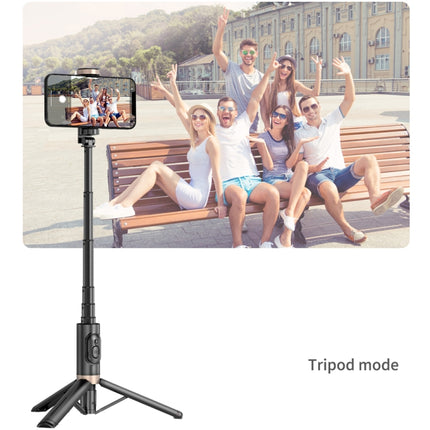 Q12 Hidden Design Reinforced Bluetooth Remote Control Tripod Selfie Stick, Q12 (Black), Q12 (White)