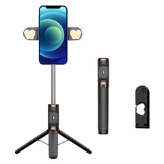 Bluetooth Remote Control Dual Fill Light Tripod Selfie Stick, Dual Fill Light (Black), Dual Fill Light (Green), Dual Fill Light (Red), Dual Fill Light (Yellow)