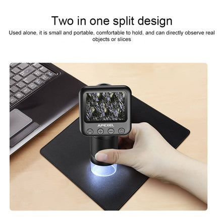 APEXEL MS003 Outdoor Portable HD Digital Microscope with Base, APEXEL MS003