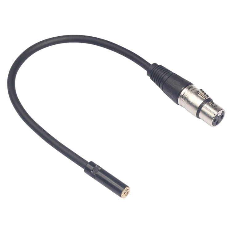 TC227K18-03 Audiokabel 3,5 mm Buchse auf XLR Buchse, Länge: 0,3 m, 3,5 mm Buchse auf XLR Buchse