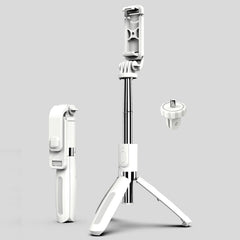 L02 100cm Multi-function Adjustable Bluetooth Self-timer Pole Tripod Selfie Stick