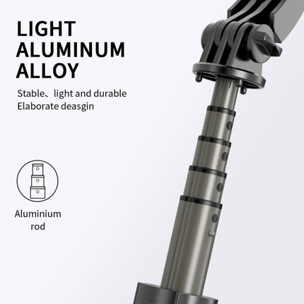 L08 Adjustable Gimbal Stabilize Bluetooth Self-timer Pole Tripod Selfie Stick