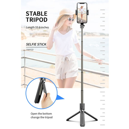 L08 Adjustable Gimbal Stabilize Bluetooth Self-timer Pole Tripod Selfie Stick