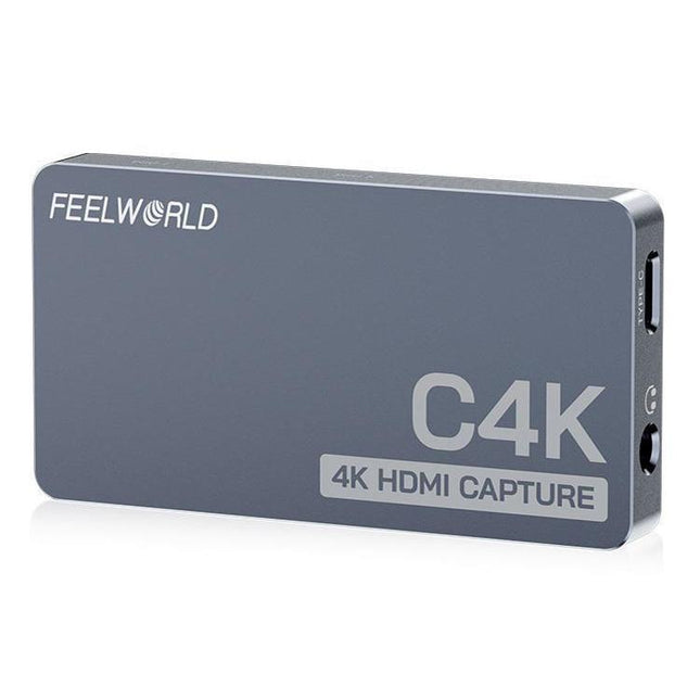 FEEWORLD C4K Video Capture 4K HDMI 60Hz In and Out USB-C Plug and Play for Streaming Gaming Video Conference