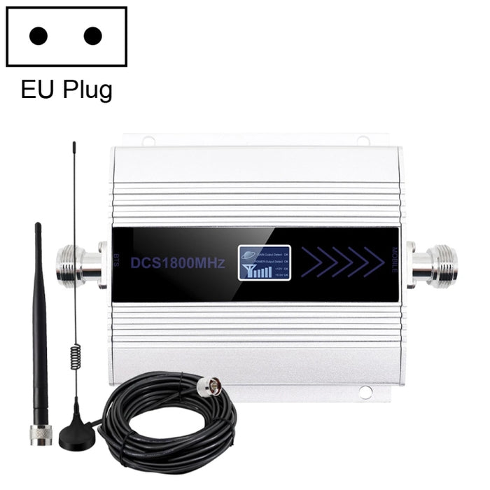 DCS-LTE 4G Phone Signal Repeater Booster, US Plug(Silver), MCP2368JAU, MCP2368JEU, MCP2368SAU, MCP2368SEU, MCP2368SUK, MCP2368SUS, MCP2368JUK, MCP2368JUS