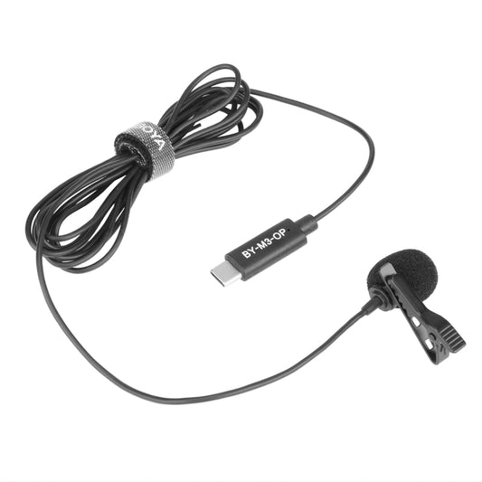 BOYA BY-M3-OP For DJI OSMO Pocket Clip-on Digital Lavalier Microphone, BY-M3-OP