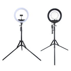 MANTOO RL-18 II 100-240V 55W 18 inch Two-color Dimmable Ring Fill Light with Tripod