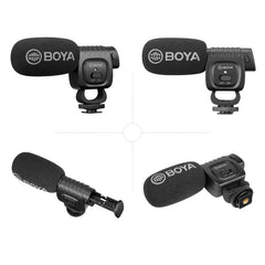 BOYA Portable Mini Condenser Live Show Video Recording Microphone for DSLR / Smart Phones