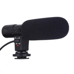 MIC-02 30-18000Hz Rate Sound Clear Stereo Microphone for Smartphone, Cable Length: 28cm