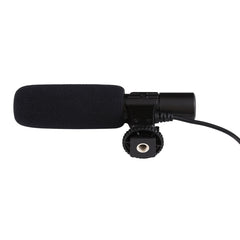 MIC-02 30-18000Hz Rate Sound Clear Stereo Microphone for Smartphone, Cable Length: 28cm