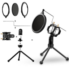 Yanmai PS-3 Mini Portable Microphone Anti-network Shockproof Desktop Stand