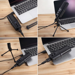 Yanmai SF-970 Professional Condenser Sound Recording Microphone with Tripod Holder & USB Cable , Cable Length: 1.8m