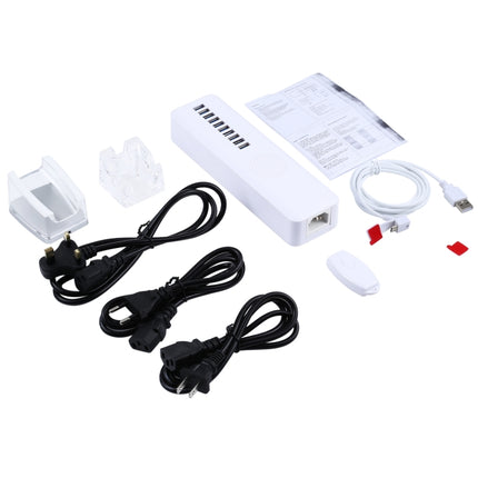 Mult-Port Security HUB + Mobile Phone Anti-theft Alarm Display Stand with Remote Control for Mobile Phones with Micro-USB Port