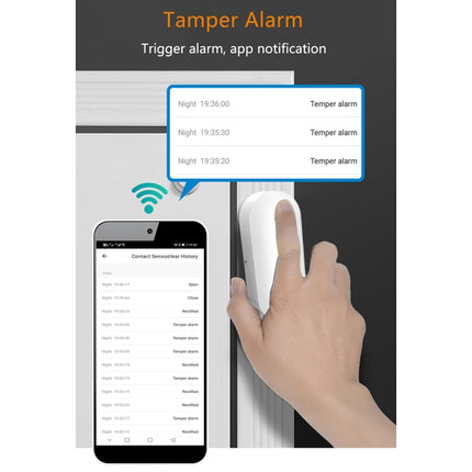 PB-69W WIFI Smart Wireless Magnetic Door and Window Sensor