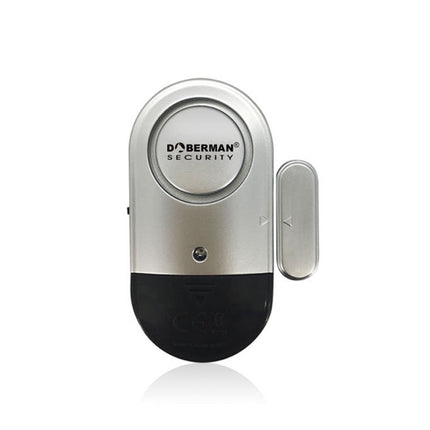 DOBERMAN SE-0701 Oval Household Anti-theft Door and Window Magnetic Spring Sensor Super Loud Simple Alarm, SE-0701