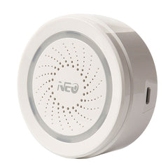 NEO NAS-AB02W WiFi USB Siren Alarm Sensor for Home Alarms Security, AB02W