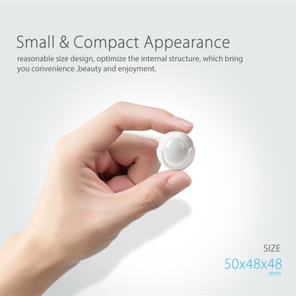 NEO NAS-PD01W Wireless WiFi PIR Detector Motion Sensor, Support Android / IOS systems & Ultra-bright Red LED