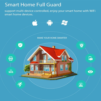 NEO NAS-PD01W Wireless WiFi PIR Detector Motion Sensor, Support Android / IOS systems & Ultra-bright Red LED