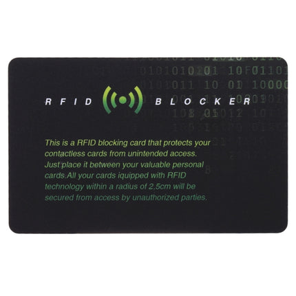 100 PCS Scanner Guard Card RFID Blocking Card, Built-in Patented ID Protection
