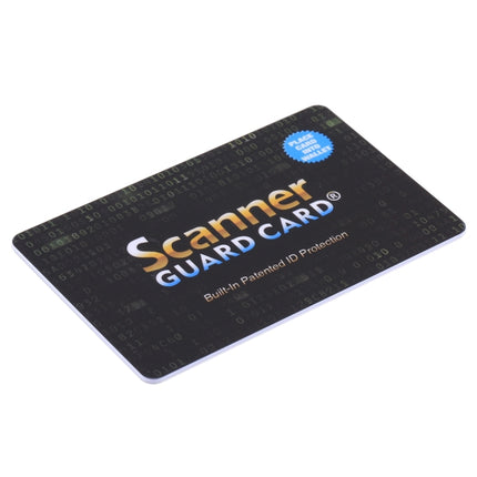100 PCS Scanner Guard Card RFID Blocking Card, Built-in Patented ID Protection