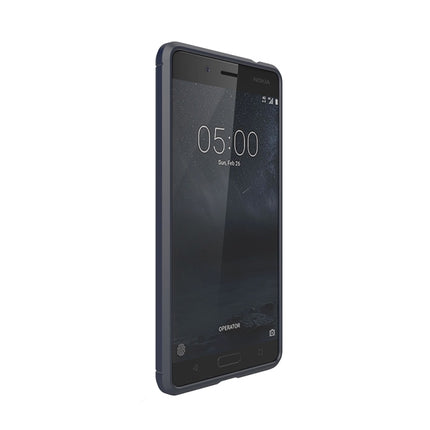 For Nokia 5 Brushed Carbon Fiber Texture Shockproof TPU Protective Cover Case, Nokia 5