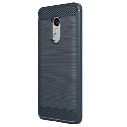For Xiaomi  Redmi Note 4X Brushed Carbon Fiber Texture Shockproof TPU Protective Case , For Redmi Note 4X, Redmi Note 4X
