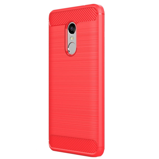 For Xiaomi  Redmi Note 4X Brushed Carbon Fiber Texture Shockproof TPU Protective Case , For Redmi Note 4X