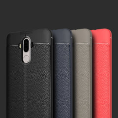 For Huawei  Mate 9 Litchi Texture Full Coverage TPU Protective Back Cover Case