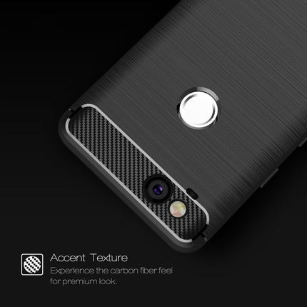 For Google Pixei 2 Brushed Texture Carbon Fiber Shockproof TPU Rugged Armor Protective Case