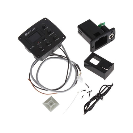 JOYO JE-305 Guitar Pickup 4-Band EQ Preamp Tuner Pickup Equalizer with Tuning Function, JE-305