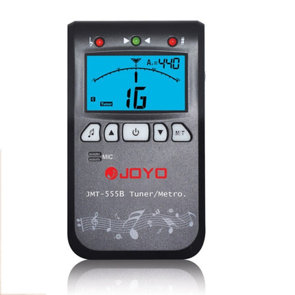 JOYO JMT-555B Metronome Tuner Chromatic Digital LCD Backlight with Tone Generator 3 in 1 Kit for Guitar Violin Ukulele, JMT-555B