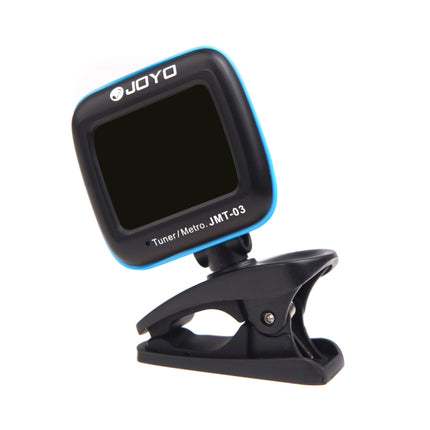 JOYO JMT-03 Portable Clip-on Guitar Tuner Metronome Supports MIC and CLIP Tuning Mode 2-in-1 360-Degree Rotating for Guitar Violin Ukulele, JMT-03