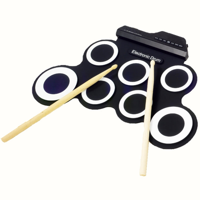 Portable Silicone Hand Roll USB Electronic Drum