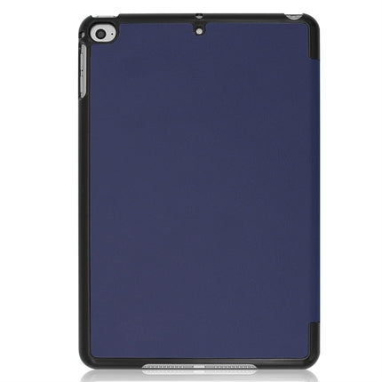 Custer Texture Horizontal Flip Smart PU Ledertasche für iPad Mini 4 / Mini 5, mit Sleep / Wake-up-Funktion und dreifach klappbarem Halter, für iPad Mini 4 / Mini 5