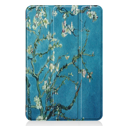 Graffiti Pattern Custer Texture Horizontal Flip PU Leather Case for iPad Mini 2019 / Mini 4 , with Three-folding Holder & Sleep / Wake-up Function, For iPad Mini 2019 / Mini 4