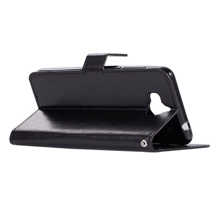 For Huawei  Y5 (2017) Crazy Horse Texture Horizontal Flip Leather Case with Holder & Card Slots & Wallet & Photo Frame