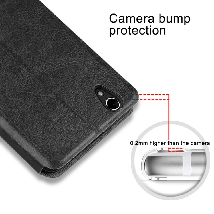 MOFI for Lenovo Lemon K10 Crazy Horse Texture Horizontal Flip Leather Case with Holder