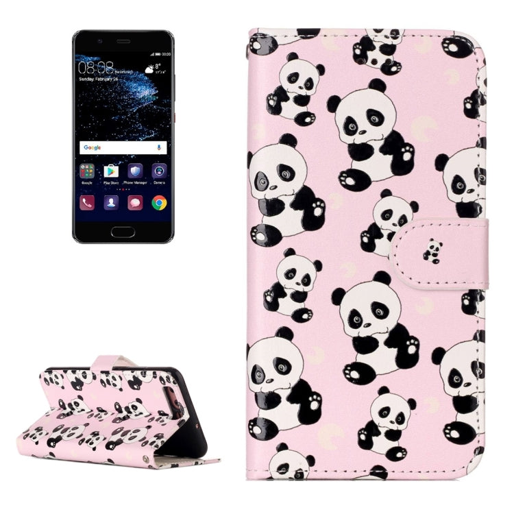 For Huawei  P10 Gloss Oil Embossed Flower Elephant Pattern Horizontal Flip Leather Case with Holder & Card Slots & Wallet & Photo Frame